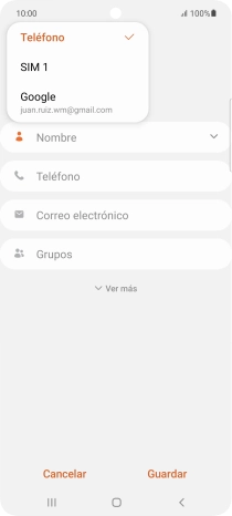 Pulsa Teléfono.