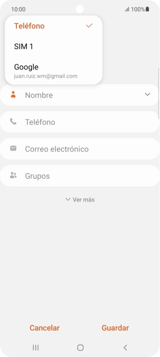 Pulsa Teléfono.