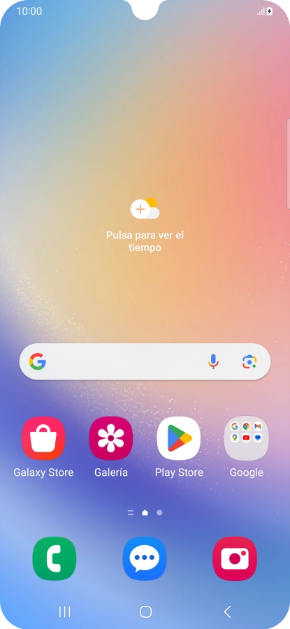 Cuando el icono de carga de batería aparece en la pantalla, el teléfono se está cargando. Cuando el icono de carga de batería aparece en la pantalla, el teléfono se está cargando.