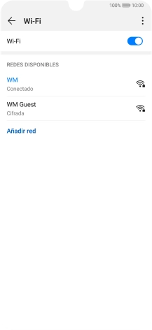 Desliza el dedo hacia arriba desde la parte inferior de la pantalla para terminar y volver a la pantalla de inicio.