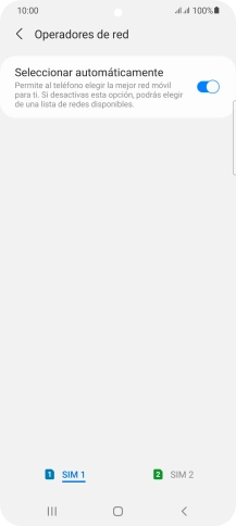 Pulsa la tarjeta SIM deseada. Pulsa la tarjeta SIM deseada.