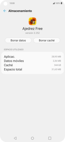 Pulsa Borrar caché. Pulsa Borrar caché.