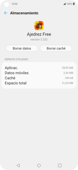 Pulsa Borrar caché. Pulsa Borrar caché.
