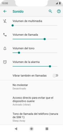 Pulsa la tecla de inicio para terminar y regresar a la pantalla de inicio.