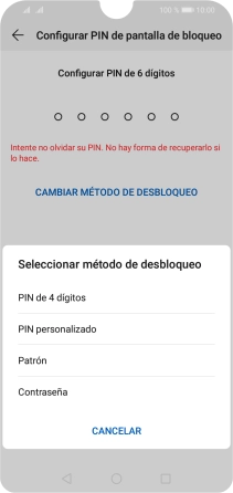 Pulsa Patrón.