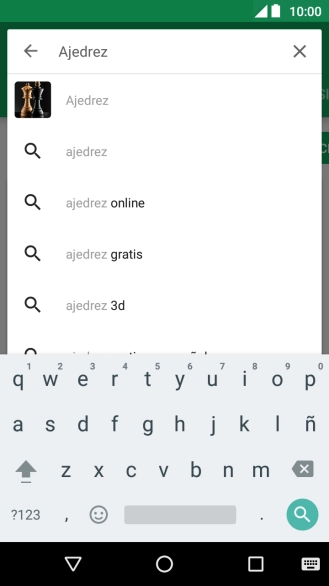 Introduce el nombre del tema o de la app y pulsa el icono de búsqueda. Introduce el nombre del tema o de la app y pulsa el icono de búsqueda.