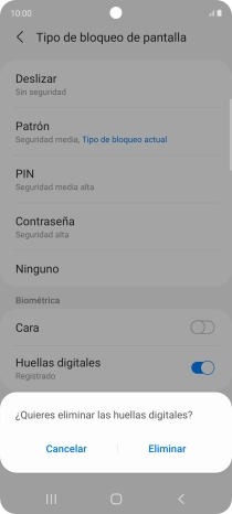 Pulsa Eliminar. Pulsa Eliminar.