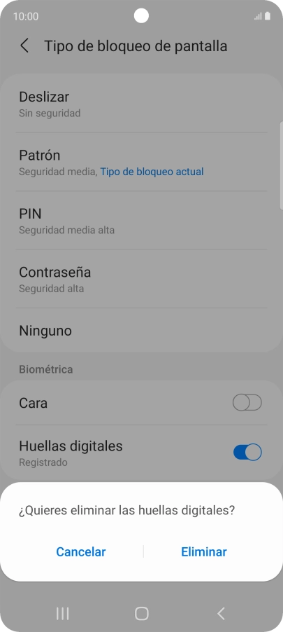 Pulsa Eliminar. Pulsa Eliminar.