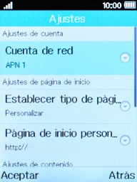 Selecciona Cuenta de red. Selecciona Cuenta de red.