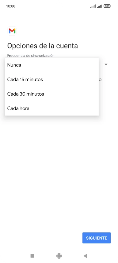 Pulsa el ajuste deseado. Pulsa el ajuste deseado.