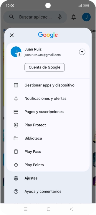 Pulsa Gestionar apps y dispositivo. Pulsa Gestionar apps y dispositivo.