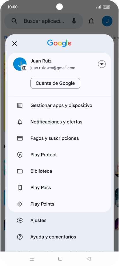 Pulsa Gestionar apps y dispositivo. Pulsa Gestionar apps y dispositivo.