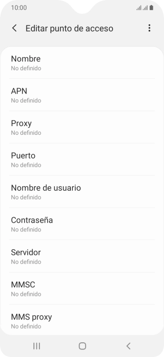 Pulsa Nombre.