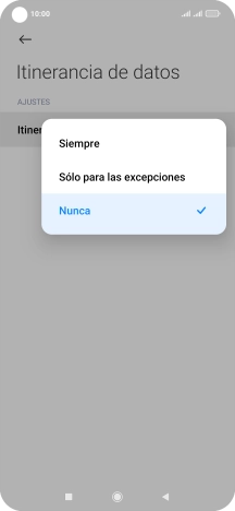 Pulsa el ajuste deseado para activar o desactivar la función. Pulsa el ajuste deseado para activar o desactivar la función.