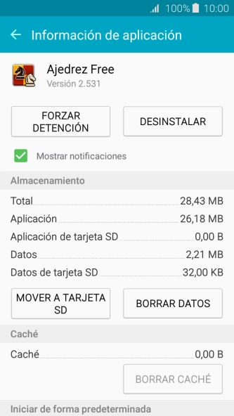 Pulsa la tecla de inicio para terminar y regresar a la pantalla de inicio.