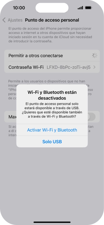 Si el wifi está desactivado, pulsa Activar Wi-Fi y Bluetooth. Si el wifi está desactivado, pulsa Activar Wi-Fi y Bluetooth.