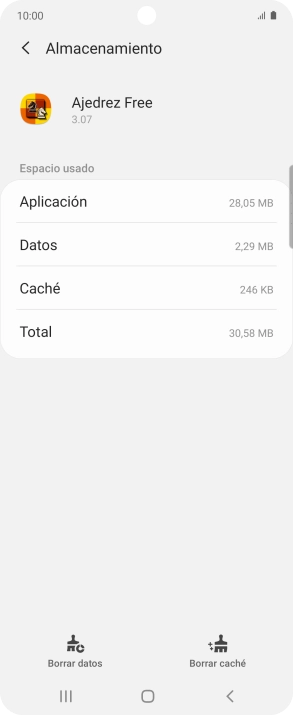 Pulsa Borrar caché. Pulsa Borrar caché.