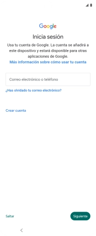 Sigue las indicaciones de la pantalla para terminar la activación. Sigue las indicaciones de la pantalla para terminar la activación.