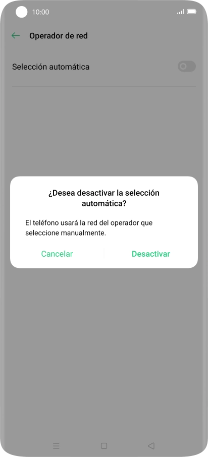 Pulsa Desactivar. Pulsa Desactivar.