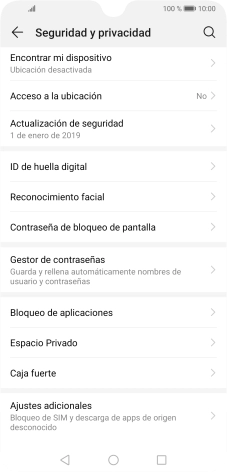 Pulsa Ajustes adicionales.