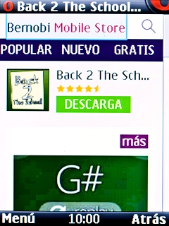 Selecciona DESCARGA.