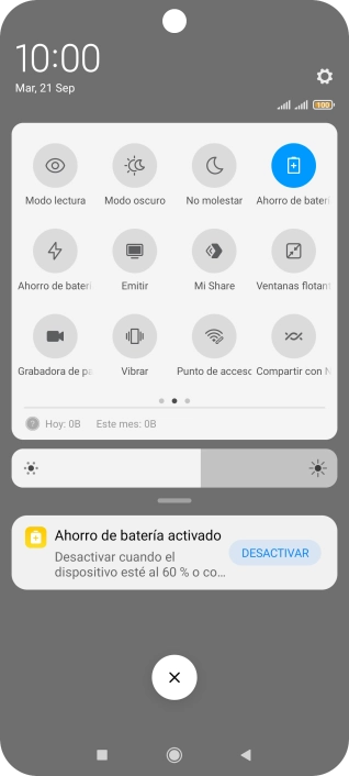 Pulsa la tecla de inicio para terminar y regresar a la pantalla de inicio. Pulsa la tecla de inicio para terminar y regresar a la pantalla de inicio.