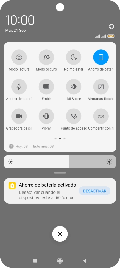 Pulsa la tecla de inicio para terminar y regresar a la pantalla de inicio. Pulsa la tecla de inicio para terminar y regresar a la pantalla de inicio.