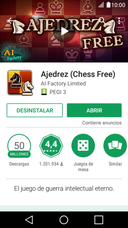 Pulsa DESINSTALAR. Pulsa DESINSTALAR.