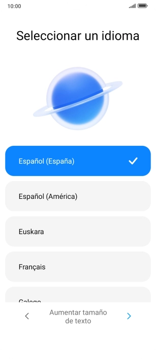 Pulsa el idioma deseado. Pulsa el idioma deseado.