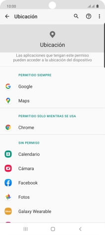 Pulsa la app deseada.