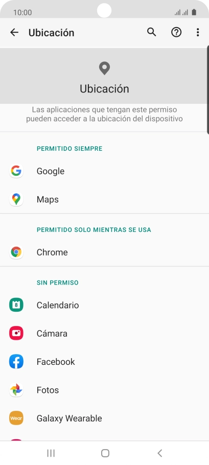 Pulsa la app deseada.
