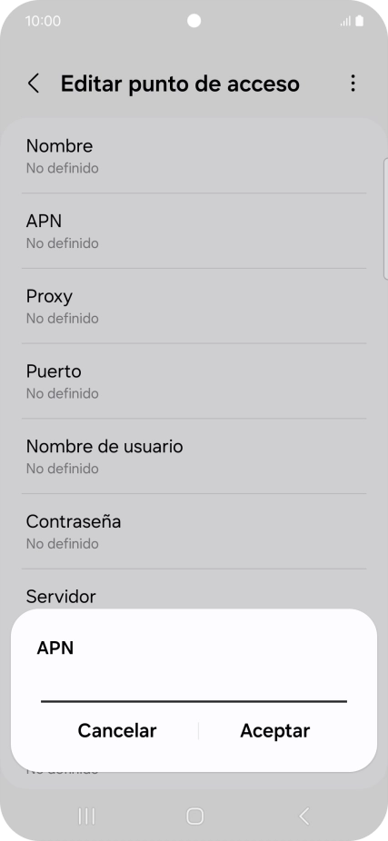 Introduce airtelwap.es y pulsa Aceptar. Introduce airtelwap.es y pulsa Aceptar.