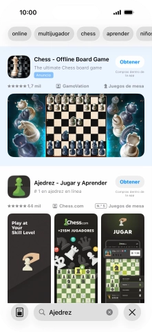 Pulsa la app deseada. Pulsa la app deseada.