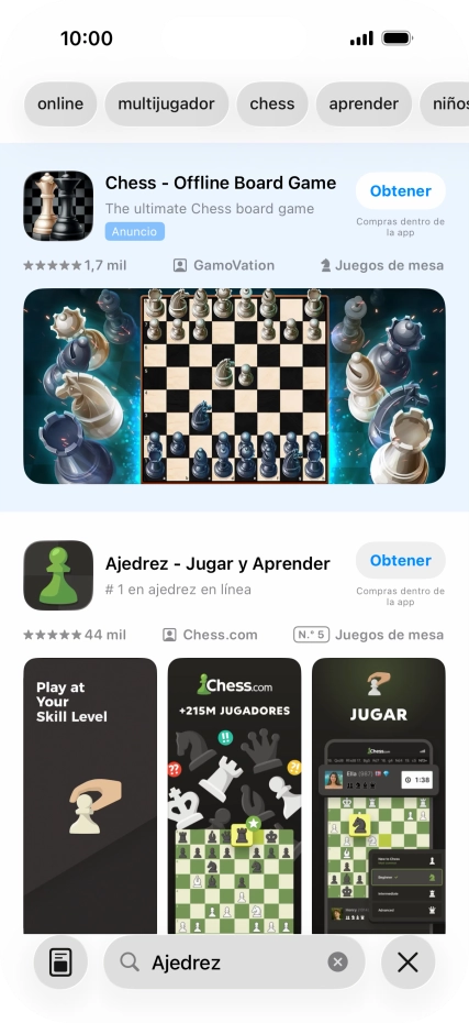 Pulsa la app deseada. Pulsa la app deseada.