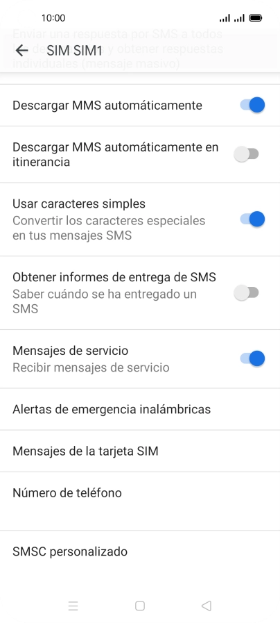 Pulsa SMSC personalizado. Pulsa SMSC personalizado.
