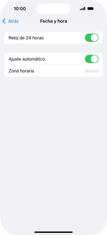 Desliza el dedo hacia arriba desde la parte inferior de la pantalla para terminar y volver a la pantalla de inicio.