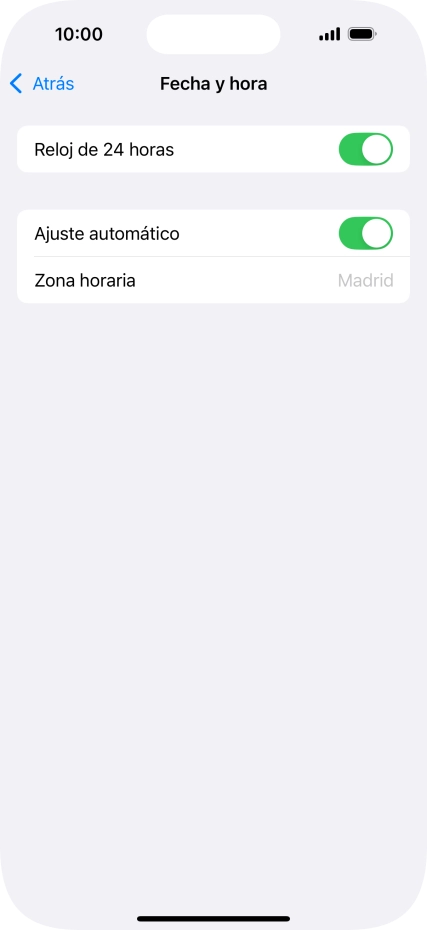Desliza el dedo hacia arriba desde la parte inferior de la pantalla para terminar y volver a la pantalla de inicio.