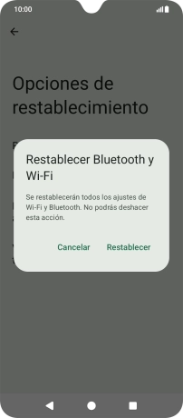 Pulsa Restablecer. Pulsa Restablecer.