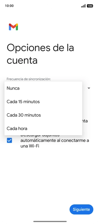 Pulsa el ajuste deseado. Pulsa el ajuste deseado.