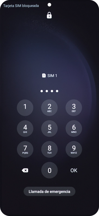 Si lo solicita el teléfono, introduce el código PIN y pulsa OK. Si lo solicita el teléfono, introduce el código PIN y pulsa OK.
