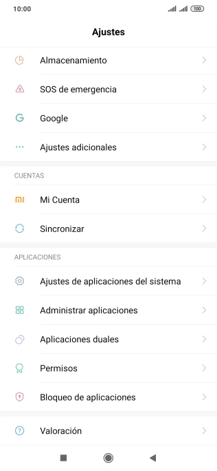 Pulsa Administrar aplicaciones. Pulsa Administrar aplicaciones.