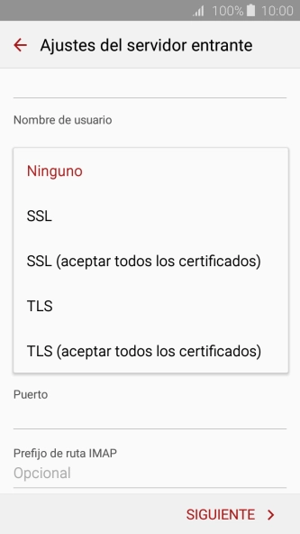 Pulsa Ninguno para desactivar la función. Pulsa Ninguno para desactivar la función.