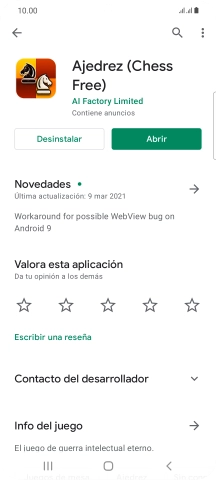 Pulsa la tecla de inicio para terminar y regresar a la pantalla de inicio. Pulsa la tecla de inicio para terminar y regresar a la pantalla de inicio.