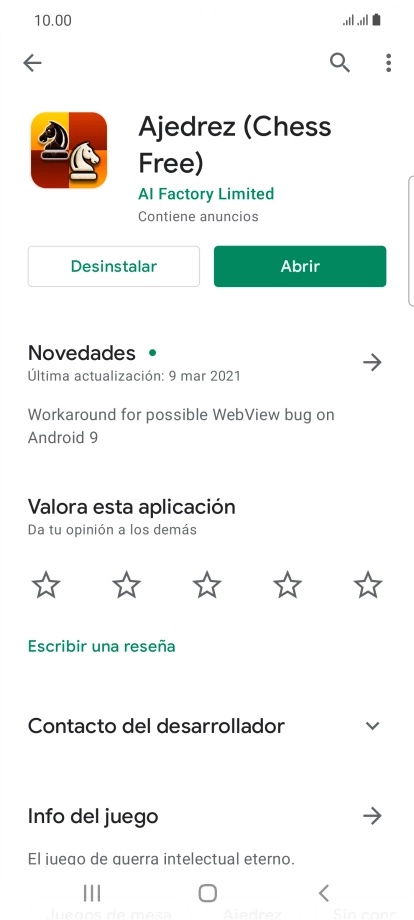 Pulsa la tecla de inicio para terminar y regresar a la pantalla de inicio. Pulsa la tecla de inicio para terminar y regresar a la pantalla de inicio.