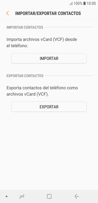 Pulsa IMPORTAR.