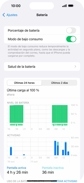 Desliza el dedo hacia arriba desde la parte inferior de la pantalla para terminar y volver a la pantalla de inicio. Desliza el dedo hacia arriba desde la parte inferior de la pantalla para terminar y volver a la pantalla de inicio.