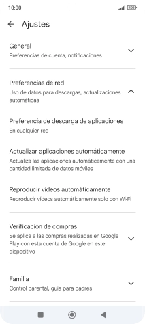 Pulsa Actualizar aplicaciones automáticamente. Pulsa Actualizar aplicaciones automáticamente.