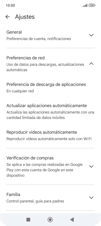 Pulsa Actualizar aplicaciones automáticamente. Pulsa Actualizar aplicaciones automáticamente.