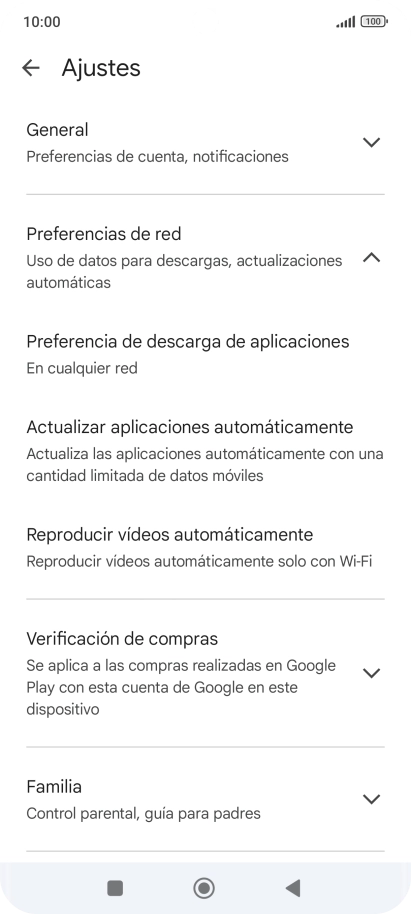 Pulsa Actualizar aplicaciones automáticamente. Pulsa Actualizar aplicaciones automáticamente.