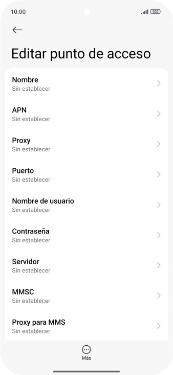 Pulsa Nombre.